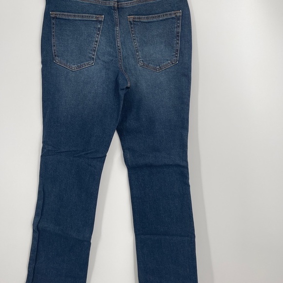 New Old Navy Mens Basic Bootcut Built-In Flex Darkwash Jeans Size 30 X 32 - Picture 4 of 4